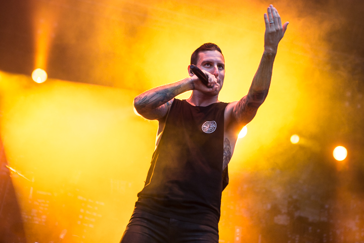 Parkway Drive @ Vainstream Rockfest 2015, foto 14, foto's door Dorien Goetschalckx - FrontView Magazine