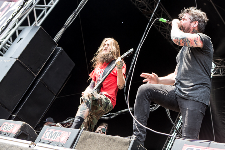 Suicide Silence @ Vainstream Rockfest 2015, foto 2, foto's door Dorien Goetschalckx - FrontView Magazine
