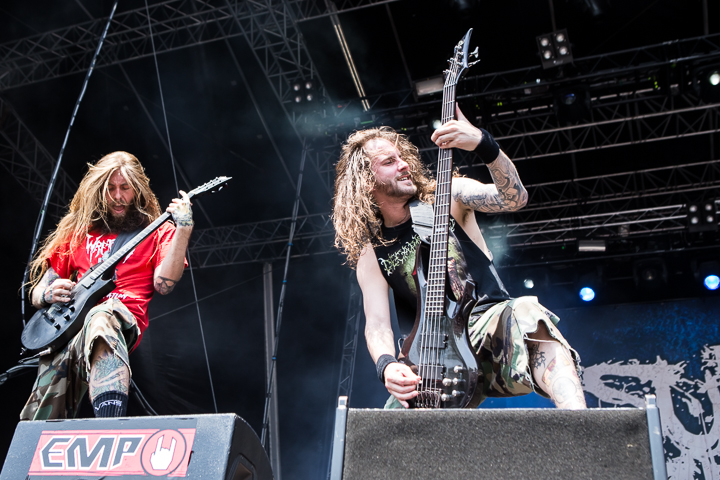 Suicide Silence @ Vainstream Rockfest 2015, foto 13, foto's door Dorien Goetschalckx - FrontView Magazine
