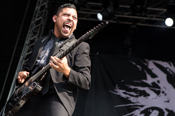 Upon A Burning Body @ Vainstream Rockfest 2015, foto 12, foto's door Dorien Goetschalckx - FrontView Magazine