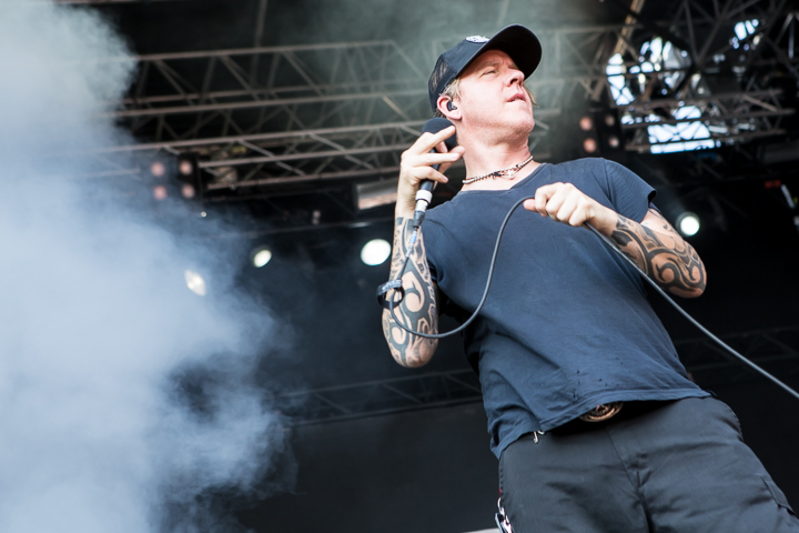 Fear Factory @ Vainstream Rockfest 2015, picture 1, photographed by Dorien Goetschalckx - FrontView Magazine
