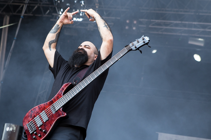 Fear Factory @ Vainstream Rockfest 2015, picture 2, photographed by Dorien Goetschalckx - FrontView Magazine
