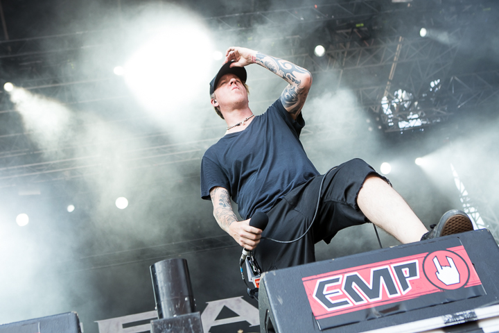 Fear Factory @ Vainstream Rockfest 2015, picture 3, photographed by Dorien Goetschalckx - FrontView Magazine