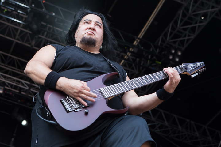 Fear Factory @ Vainstream Rockfest 2015, picture 4, photographed by Dorien Goetschalckx - FrontView Magazine