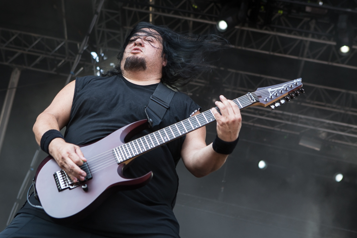 Fear Factory @ Vainstream Rockfest 2015, picture 8, photographed by Dorien Goetschalckx - FrontView Magazine