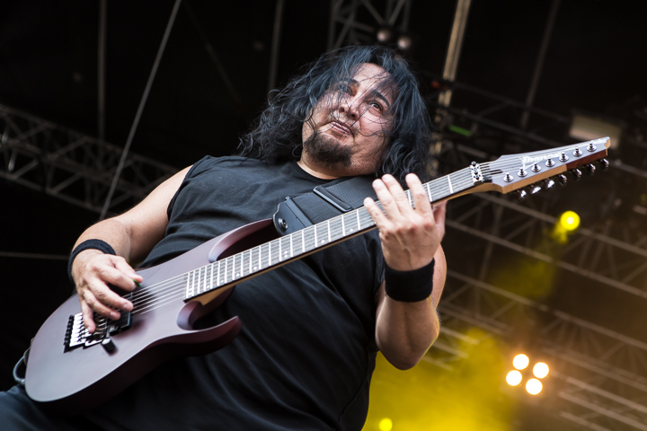 Fear Factory @ Vainstream Rockfest 2015, picture 12, photographed by Dorien Goetschalckx - FrontView Magazine