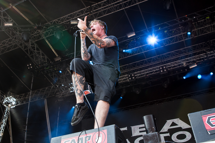 Fear Factory @ Vainstream Rockfest 2015, picture 14, photographed by Dorien Goetschalckx - FrontView Magazine