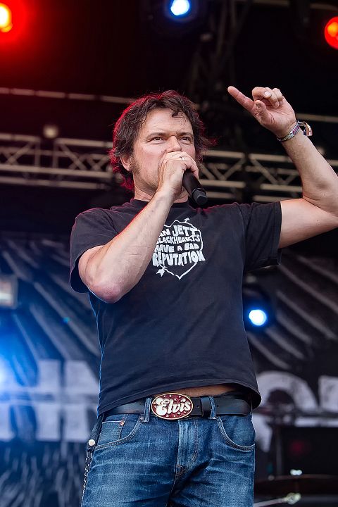 John Coffey @ Sjock Rock 2015, picture 1, photographed by Edwin Houdevelt - FrontView Magazine