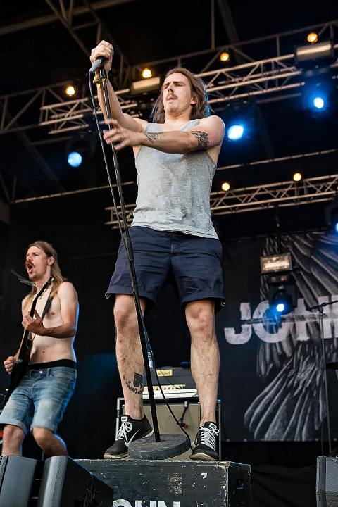 John Coffey @ Sjock Rock 2015, picture 3, photographed by Edwin Houdevelt - FrontView Magazine