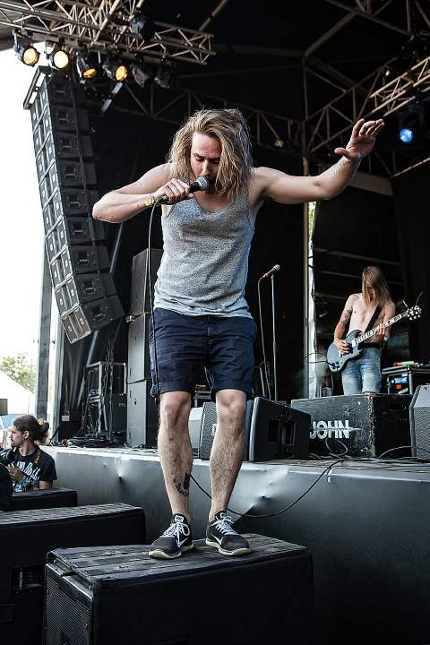 John Coffey @ Sjock Rock 2015, picture 4, photographed by Edwin Houdevelt - FrontView Magazine