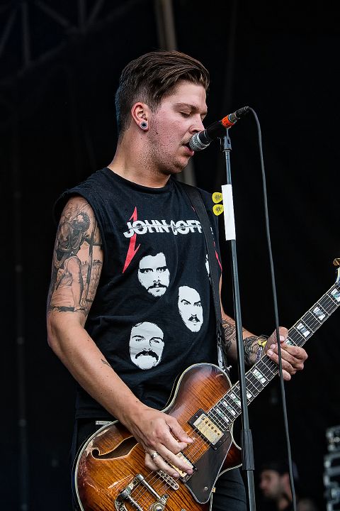 John Coffey @ Sjock Rock 2015, picture 9, photographed by Edwin Houdevelt - FrontView Magazine