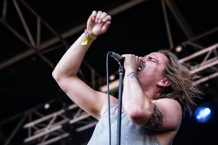 John Coffey @ Sjock Rock 2015, picture 19, photographed by Edwin Houdevelt - FrontView Magazine