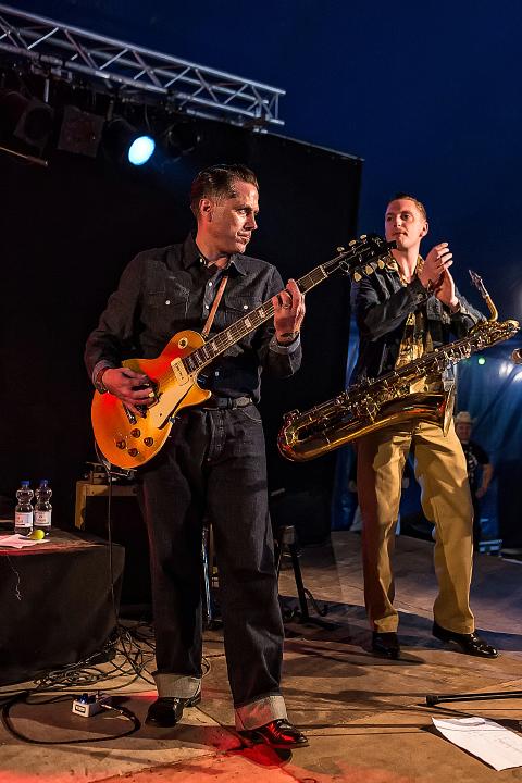 Jai Malano and the Rhythm Dudes @ Sjock Rock 2015, foto 4, foto's door Edwin Houdevelt - FrontView Magazine