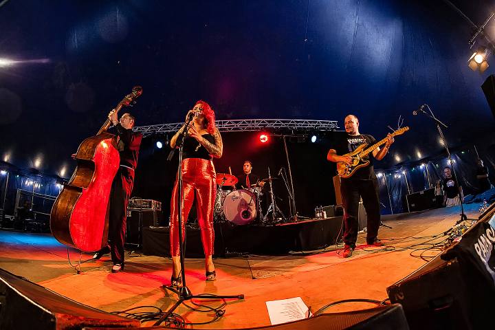 The Rhythm Shakers @ Sjock Rock 2015, foto 11, foto's door Edwin Houdevelt - FrontView Magazine
