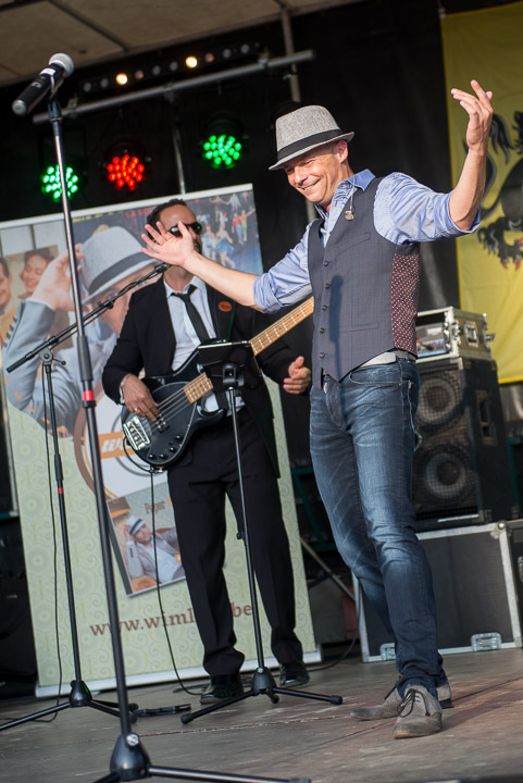 Wim Leys - Vlaanderen Zingt @ Grote Markt Mechelen, foto 27, foto's door Dimitri Vanlommel - FrontView Magazine