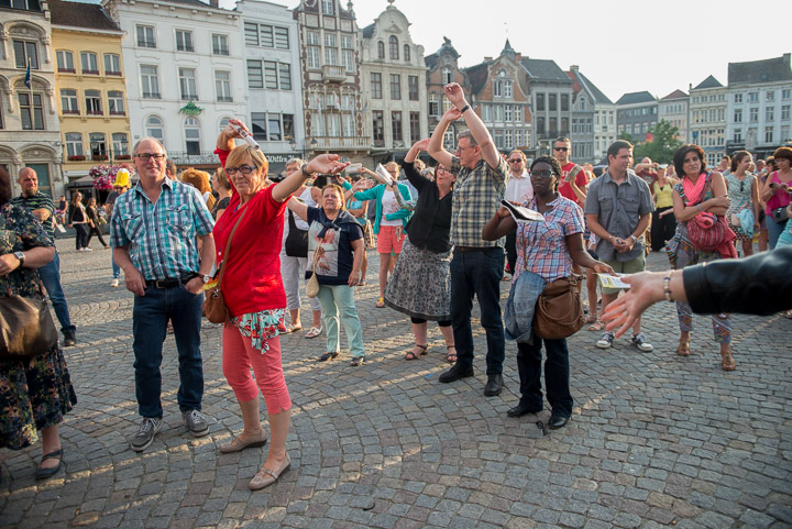 Wim Leys - Vlaanderen Zingt @ Grote Markt Mechelen, foto 28, foto's door Dimitri Vanlommel - FrontView Magazine