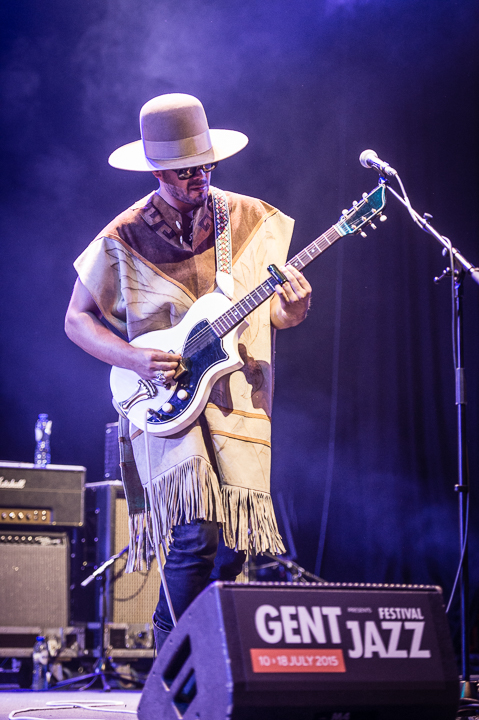 Gary Clark Jr. @ Gent Jazz 2015, picture 11, photographed by Jan van Hecke - FrontView Magazine
