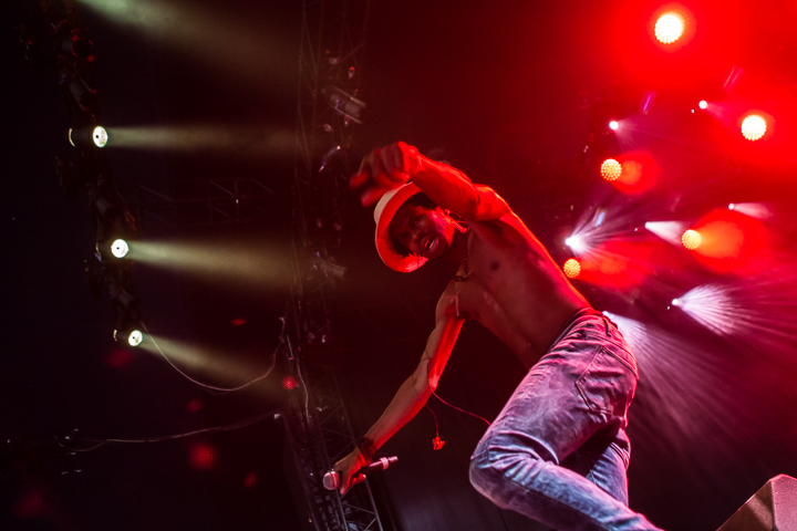 Raury @ Dour 2015, picture 6, photographed by Dorien Goetschalckx - FrontView Magazine