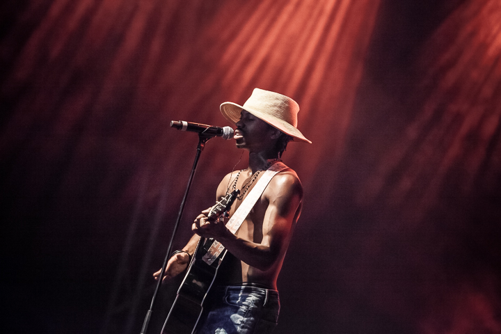 Raury @ Dour 2015, picture 7, photographed by Dorien Goetschalckx - FrontView Magazine