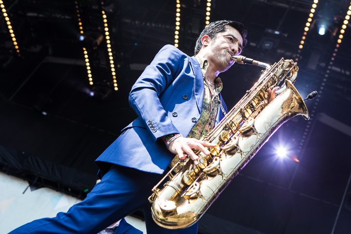 Tokyo Ska Paradise Orchestra @ Dour 2015, picture 1, photographed by Dorien Goetschalckx - FrontView Magazine