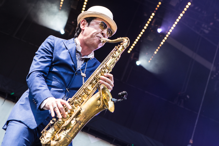 Tokyo Ska Paradise Orchestra @ Dour 2015, picture 4, photographed by Dorien Goetschalckx - FrontView Magazine