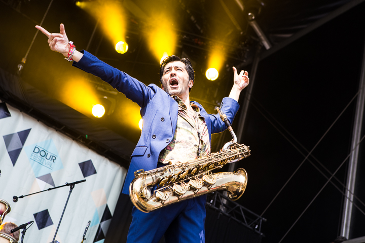 Tokyo Ska Paradise Orchestra @ Dour 2015, picture 9, photographed by Dorien Goetschalckx - FrontView Magazine