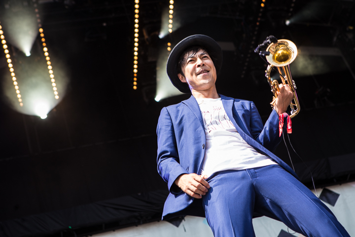 Tokyo Ska Paradise Orchestra @ Dour 2015, picture 11, photographed by Dorien Goetschalckx - FrontView Magazine