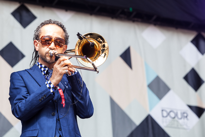 Tokyo Ska Paradise Orchestra @ Dour 2015, picture 22, photographed by Dorien Goetschalckx - FrontView Magazine