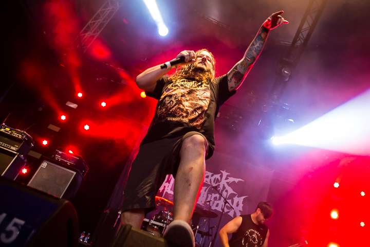 The Black Dahlia Murder @ Dour 2015, foto 4, foto's door Dorien Goetschalckx - FrontView Magazine