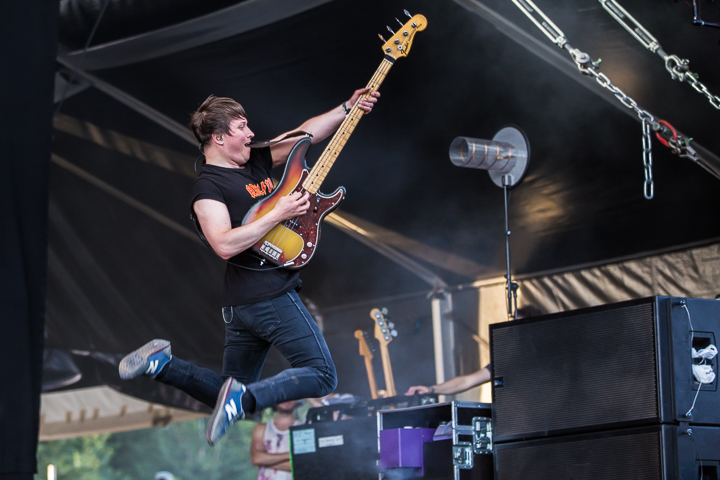 The Wombats @ Dour 2015, picture 16, photographed by Dorien Goetschalckx - FrontView Magazine