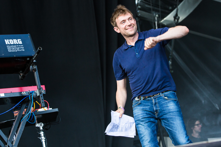 Tony Allen Review feat. Damon Albarn & Oxmo Puccino @ Dour 2015, foto 2, foto's door Dorien Goetschalckx - FrontView Magazine