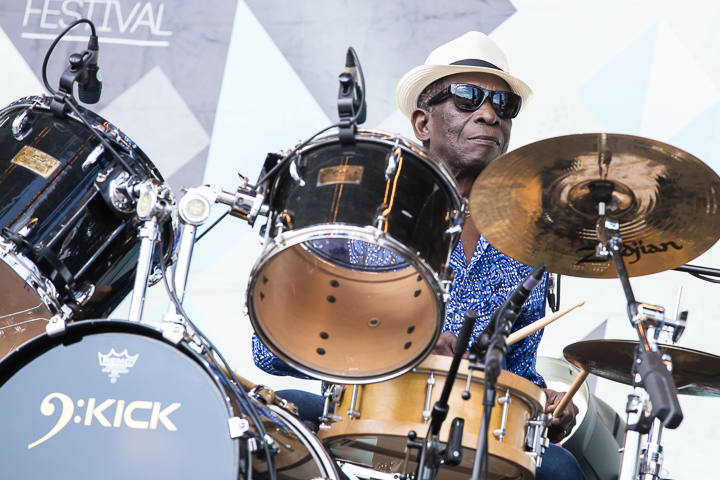 Tony Allen Review feat. Damon Albarn & Oxmo Puccino @ Dour 2015, foto 4, foto's door Dorien Goetschalckx - FrontView Magazine