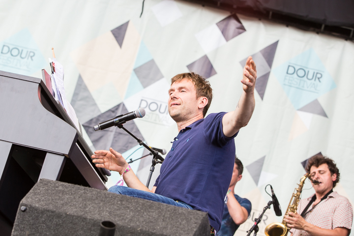 Tony Allen Review feat. Damon Albarn & Oxmo Puccino @ Dour 2015, foto 9, foto's door Dorien Goetschalckx - FrontView Magazine