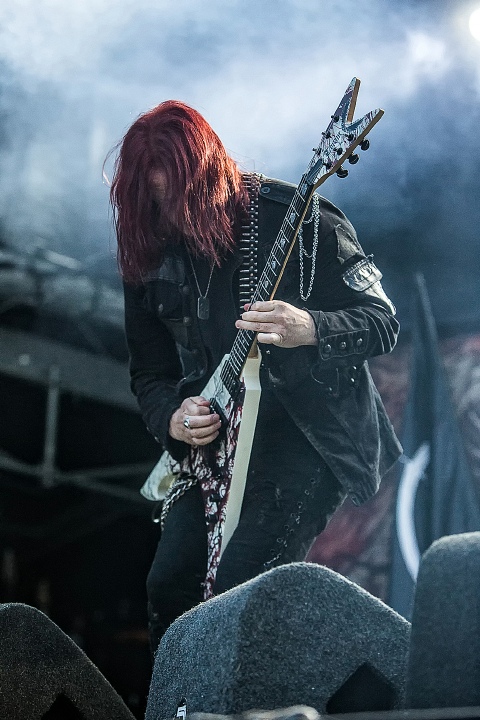 Arch Enemy @ DynamoMetal Fest 2015, foto 14, foto's door Edwin Houdevelt - FrontView Magazine