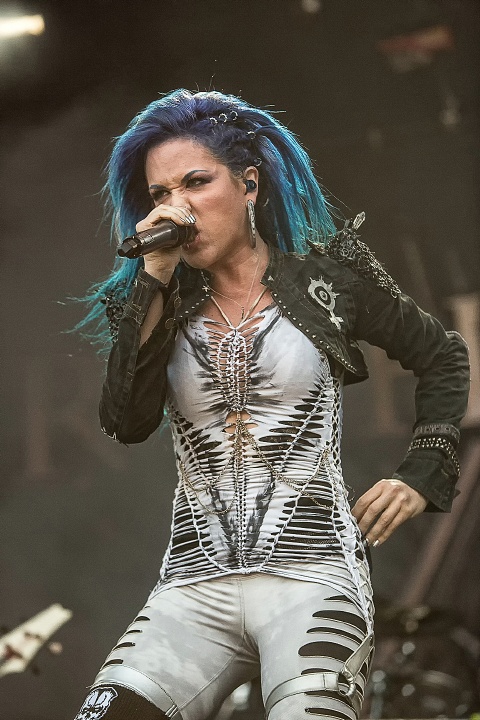 Arch Enemy @ DynamoMetal Fest 2015, foto 18, foto's door Edwin Houdevelt - FrontView Magazine