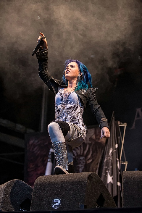 Arch Enemy @ DynamoMetal Fest 2015, foto 20, foto's door Edwin Houdevelt - FrontView Magazine