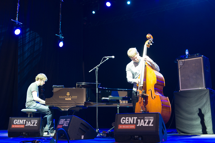 GoGo Penguin @ Gent Jazz 2015, picture 1, photographed by Jan van Hecke - FrontView Magazine