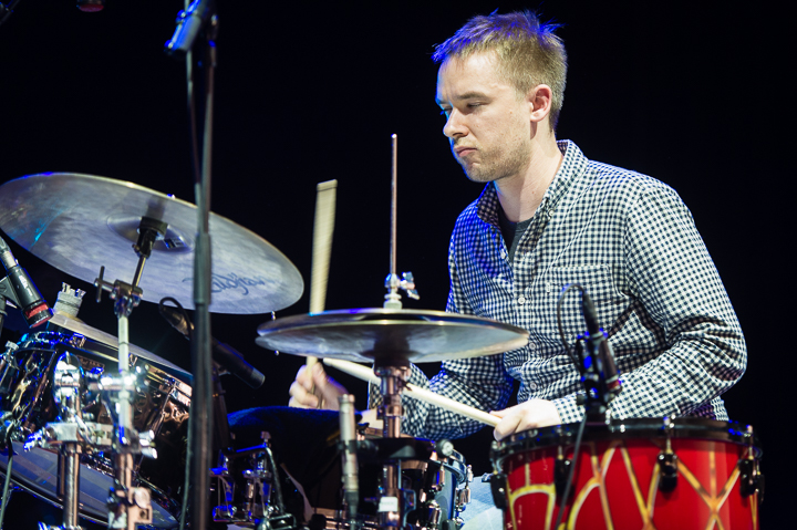 GoGo Penguin @ Gent Jazz 2015, picture 4, photographed by Jan van Hecke - FrontView Magazine