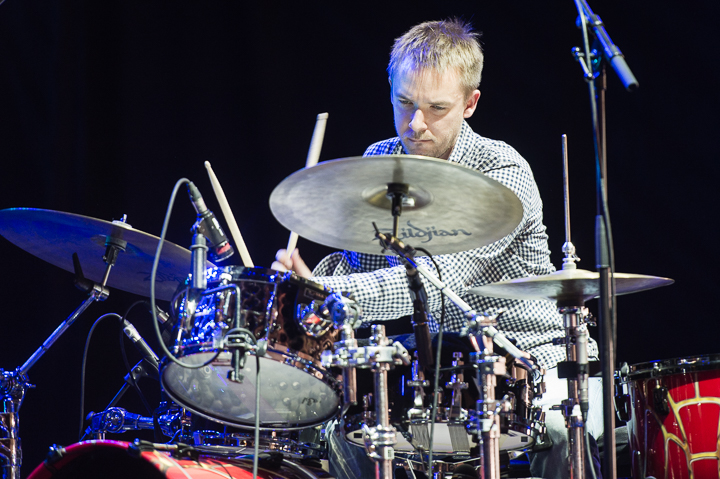 GoGo Penguin @ Gent Jazz 2015, picture 8, photographed by Jan van Hecke - FrontView Magazine