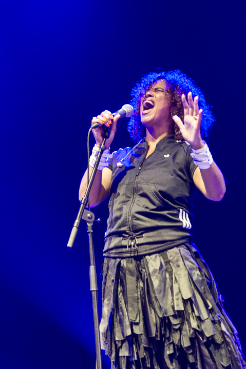 Neneh Cherry with RocketNumberNine @ Gent Jazz 2015, picture 10, photographed by Jan van Hecke - FrontView Magazine