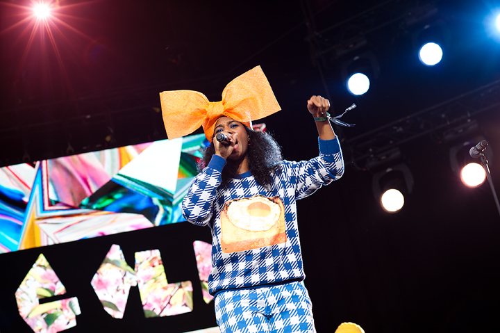 Santigold @ Dour 2015, picture 1, photographed by Magali Decamps - FrontView Magazine