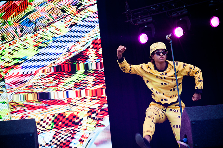 Santigold @ Dour 2015, picture 3, photographed by Magali Decamps - FrontView Magazine