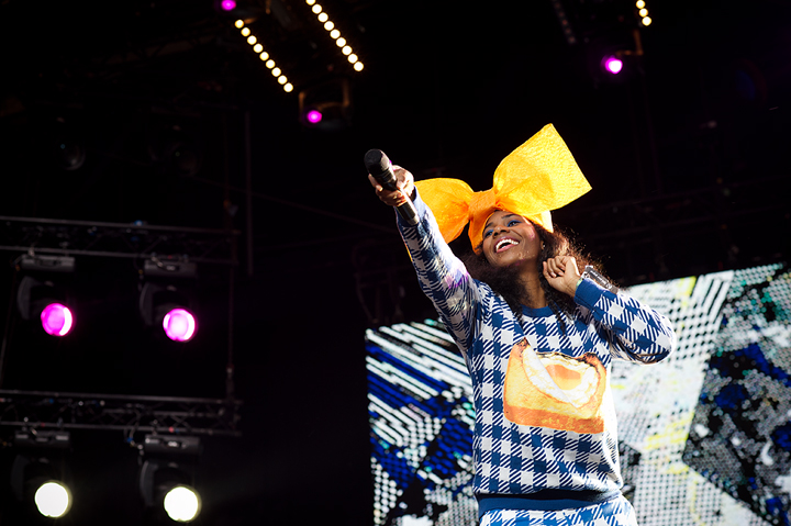 Santigold @ Dour 2015, picture 5, photographed by Magali Decamps - FrontView Magazine