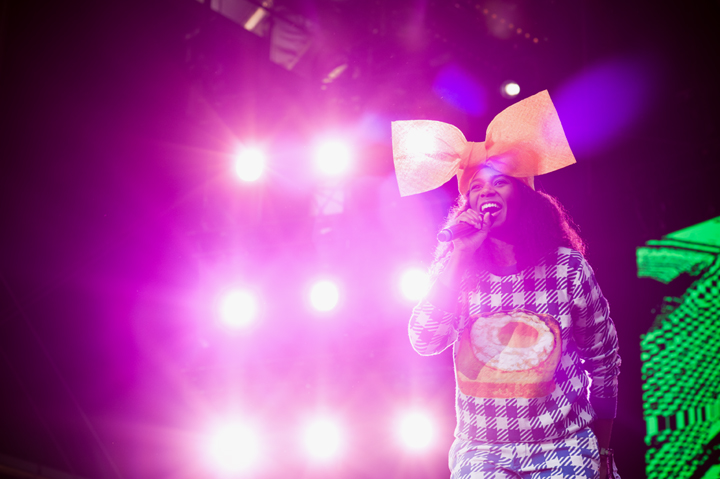 Santigold @ Dour 2015, picture 7, photographed by Magali Decamps - FrontView Magazine