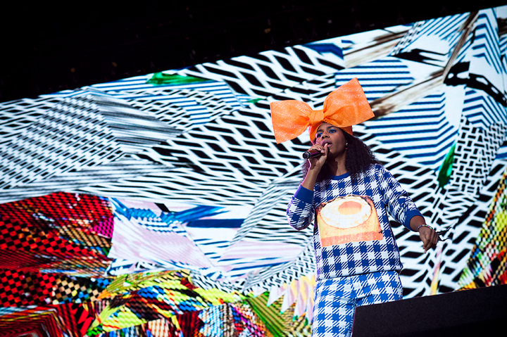 Santigold @ Dour 2015, picture 9, photographed by Magali Decamps - FrontView Magazine
