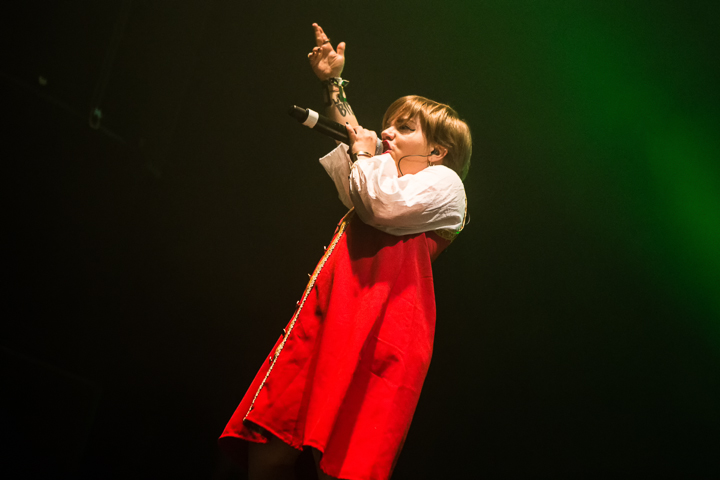 Little Big @ Dour 2015, foto 5, foto's door Dorien Goetschalckx - FrontView Magazine
