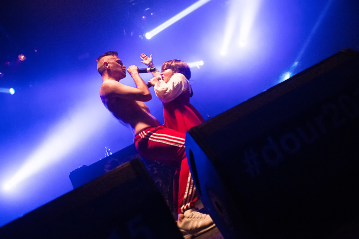 Little Big @ Dour 2015, foto 10, foto's door Dorien Goetschalckx - FrontView Magazine