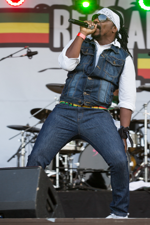 Chuck Fenda @ Reggae Geel, picture 1, photographed by Stef Dierckx - FrontView Magazine