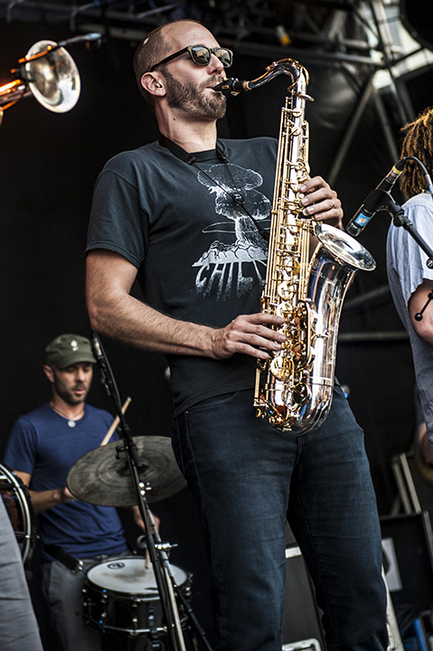 Youngblood Brass Band @ M-idzomer Leuven dag 4, picture 2, photographed by Bart Scholliers - FrontView Magazine