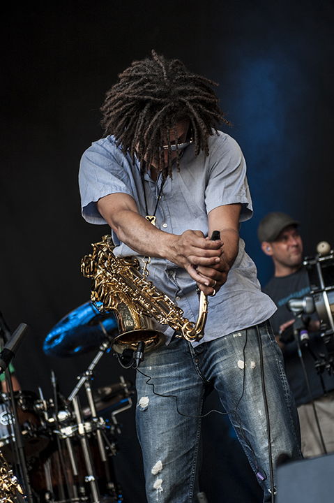 Youngblood Brass Band @ M-idzomer Leuven dag 4, picture 5, photographed by Bart Scholliers - FrontView Magazine